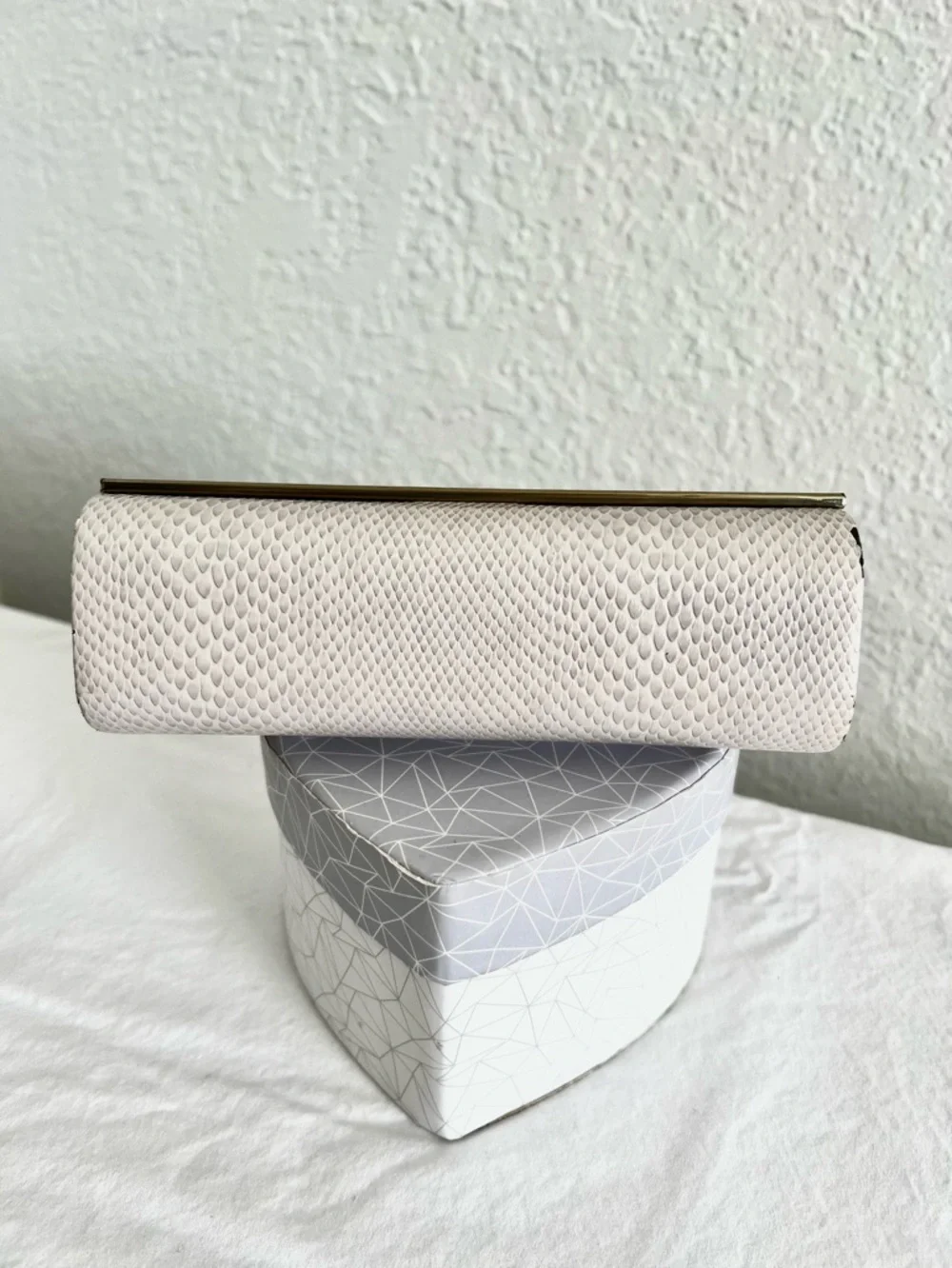 Jimmy Choo Snakeskin glasses case